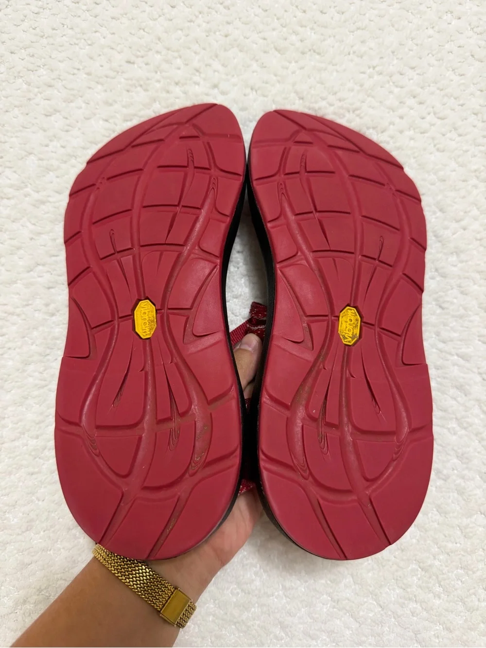 Chaco ZX/2 Red Classic Outdoor Sandals Hiking Summer Women’s Size 9